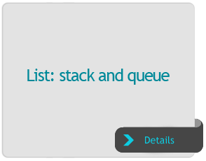 List:stack and queue