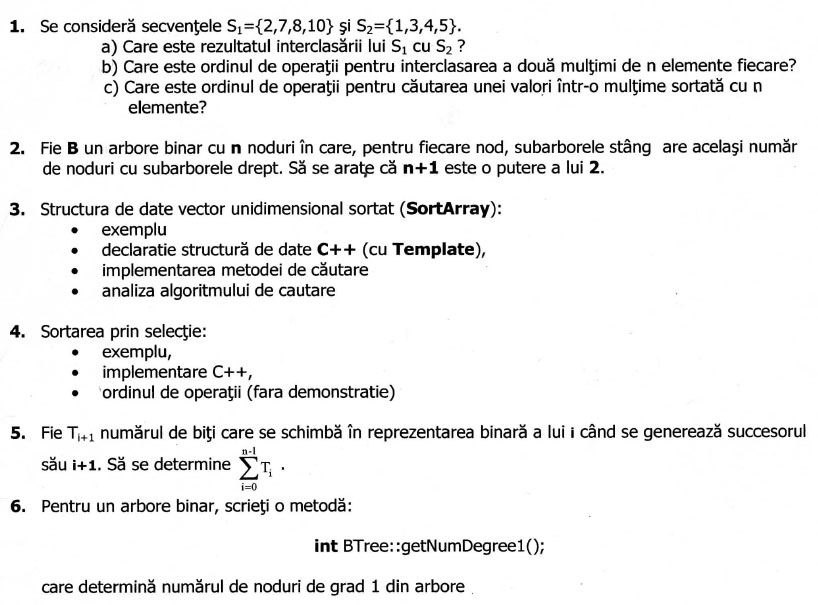 structuri de date 1